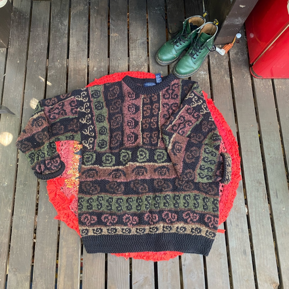 Grandpa sweater hand knit